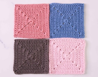 Solid Granny Square Pattern, No Gaps Granny Square, Granny Square Crochet Pattern | PDF DOWNLOAD