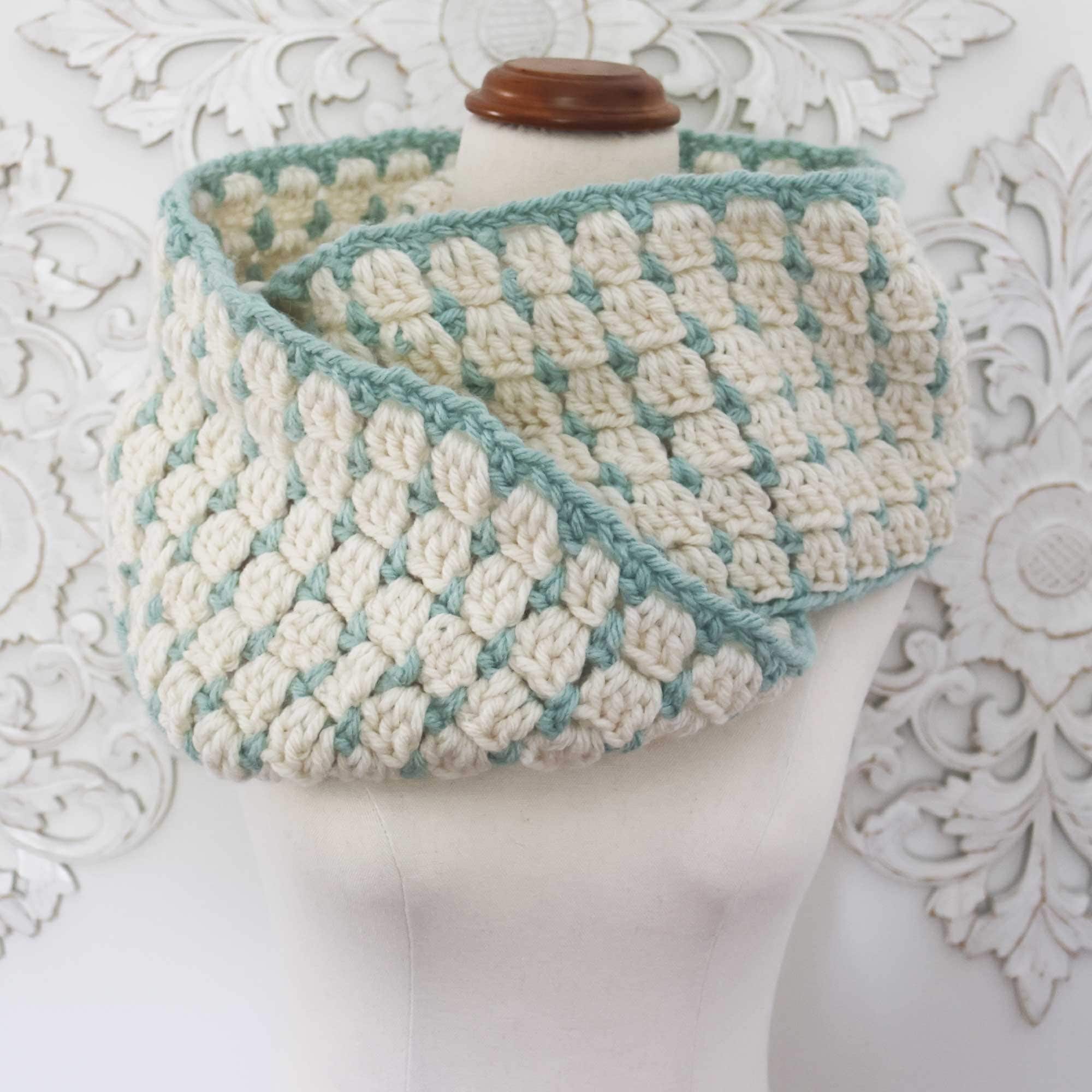 Crochet Infinity Scarf Pattern, Easy Chunky Scarf Crochet Pattern ...