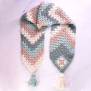 Chunky Scarf Crochet Pattern, Easy Scarf Crochet Pattern Chunky Yarn | Chunky Chevron Scarf Pattern | PDF DOWNLOAD