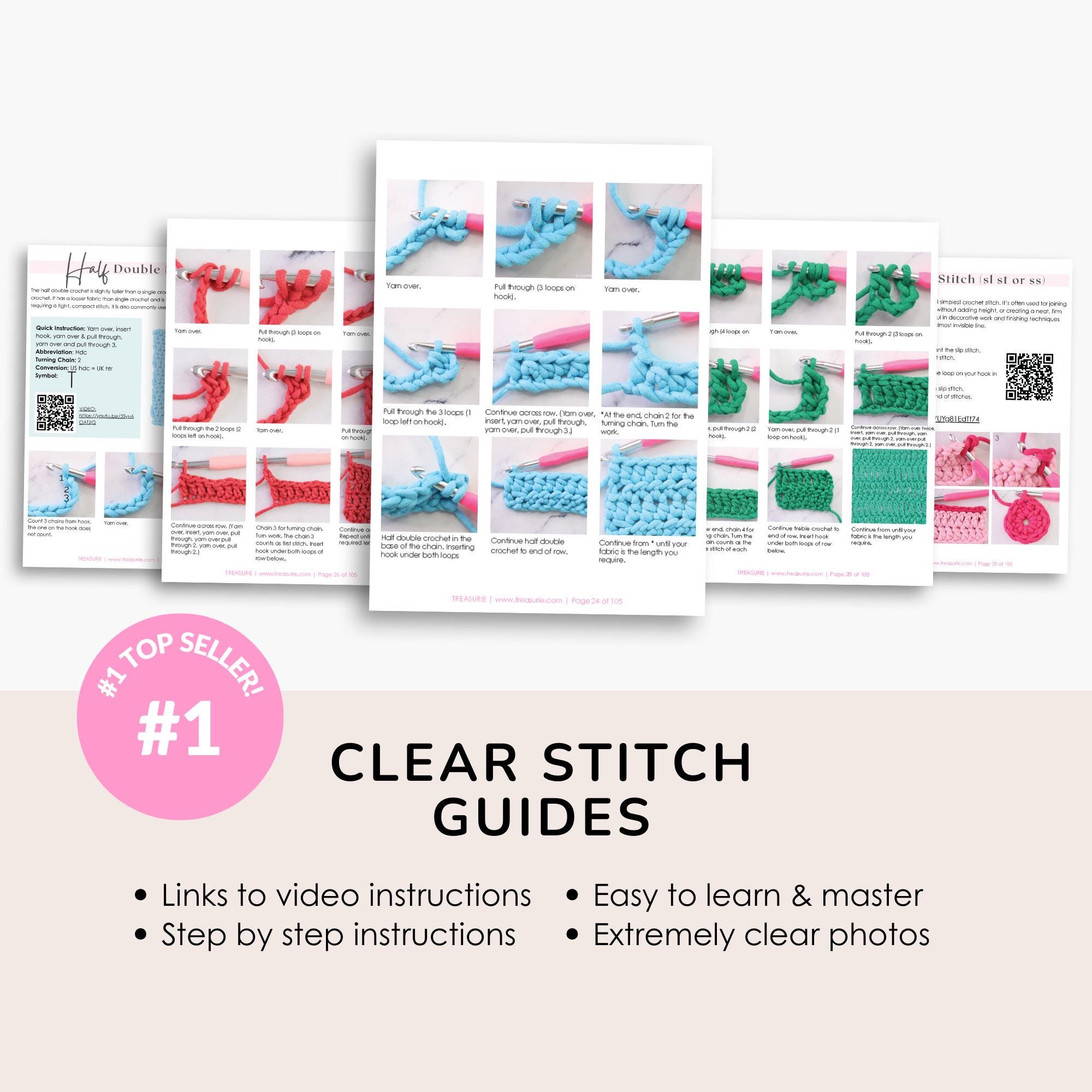 Crochet Reference Sheets, Crochet Cheat Sheets, How to Crochet PDF| PDF