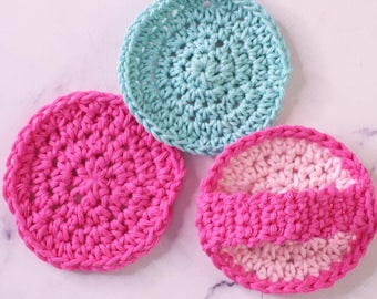 Crochet Scrubbies Pattern, Crochet Washcloth Pattern, Face Scrubbies Crochet Pattern | PDF DOWNLOAD