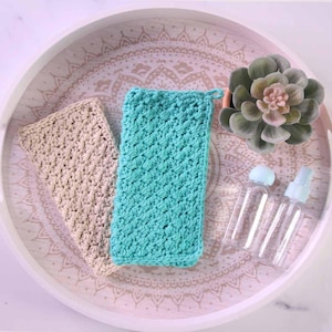 Crochet Dishcloth Pattern, Crochet Washcloth Pattern, Crochet Pattern | Grit Stitch Dishcloth Pattern | PDF DOWNLOAD
