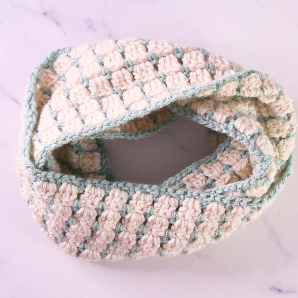 Crochet Infinity Scarf Pattern, Easy Chunky Scarf Crochet Pattern ...