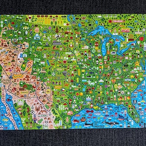 Pixelkaart Verenigde Staten (klein)