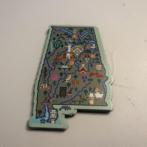 Alabama Pixel Map