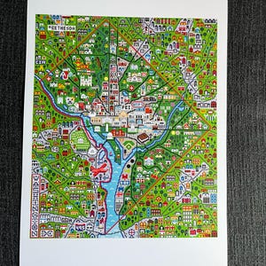 Washington DC Pixel Map
