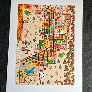 Pixelkaart van Alamogordo, New Mexico