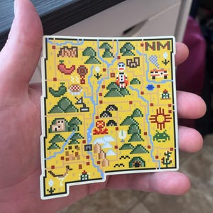 New Mexico Pixel Sticker