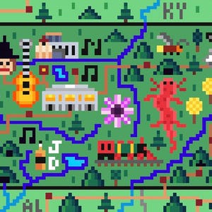 Imán de píxeles de Tennessee