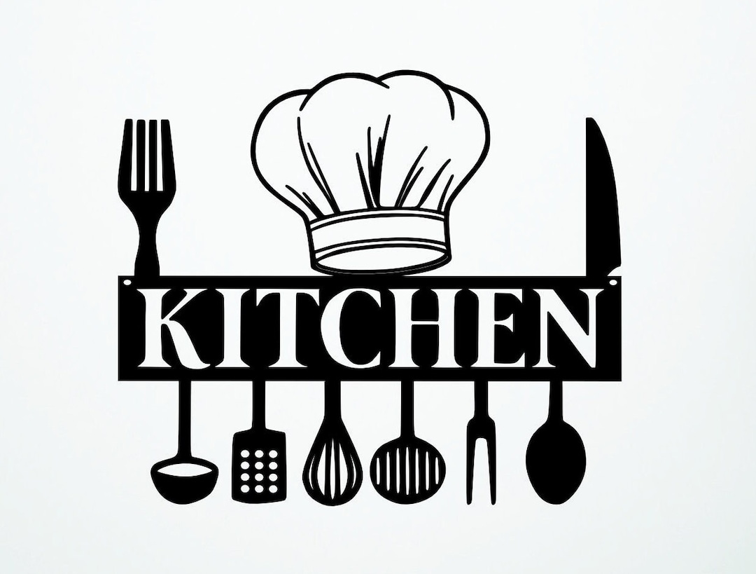 Metal Wall Decor Kitchen Metal Wall Art Kitchen Wall Hanging Etsy