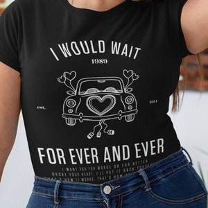 I Would Wait For Ever And Ever from How You Get The Girl 1989 Unisex Jersey Short Sleeve Tee