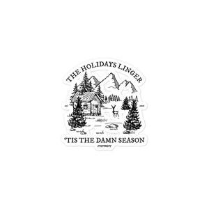 Tis The Damn Season from Evermore Album Souvenir Merchandise Kiss-Cut Stickers