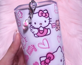 Kitty 20oz Tumbler Valentines Day Gift Coquette Custom Cup Mug