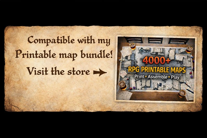Más de 10.000 miniaturas de fantasía, miniaturas de papel imprimibles para DnD, Pathfinder y varios juegos de rol de mesa de fantasía medieval. imagen 15