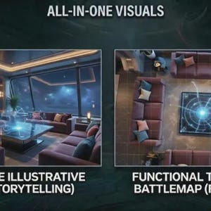 1500 STARSHIP MAPS, Spaceship Interior Battlemaps, Scifi RPG Maps ...
