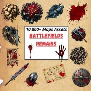 Fantasy Map Making Kit – 10000+ Assets, RPG World Map Creator, Fantasy ...