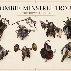 4500 Top-down Fantasy Tokens, Overhead Creature Art for Dnd Games, Game ...