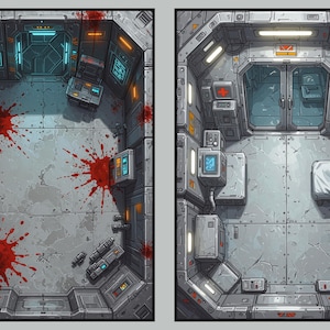 1500 STARSHIP MAPS, Spaceship Interior Battlemaps, Scifi RPG Maps ...
