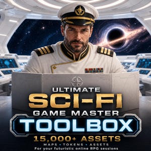 15000+  SCI-FI RPG Digital Resources_ , Futuristic Virtual asset, Scifi Battlemaps, Tokens and more for Game Masters