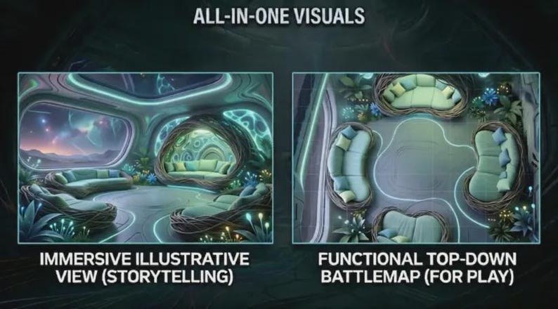 1500 STARSHIP MAPS, Spaceship Interior Battlemaps, Scifi RPG Maps ...