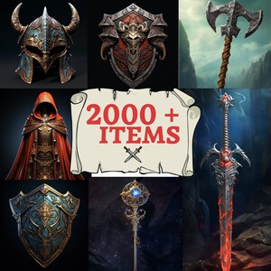 Dungeon Master's Toolkit: 120000 Dokumente, d&ndnd Map, d&ndndnd Terrain, dnd Waste, dnd Charakter Illustrationen, d&ndnd Tokens, Bild 10