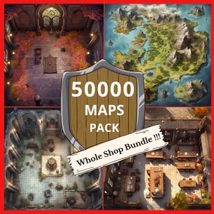 Dungeon Master's Toolkit: 120000 Dokumente, d&ndnd Map, d&ndndnd Terrain, dnd Waste, dnd Charakter Illustrationen, d&ndnd Tokens, Bild 3