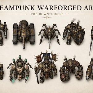 4500 Top-down Fantasy Tokens, Overhead Creature Art for Dnd Games, Game ...