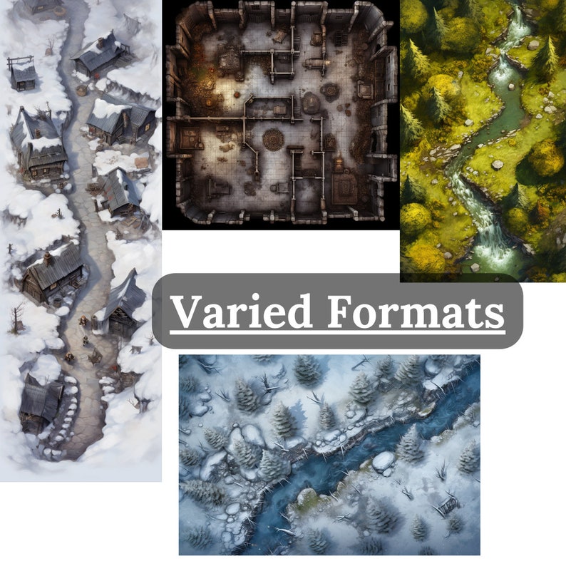 50000 Battlemaps DnD Maps Bundle Dungeons and Dragons Battlemap DND-Geschenk für Dungeon Master-Geschenke DND-Geschenke DND-Gelände druckbare DND-Kachel Bild 4