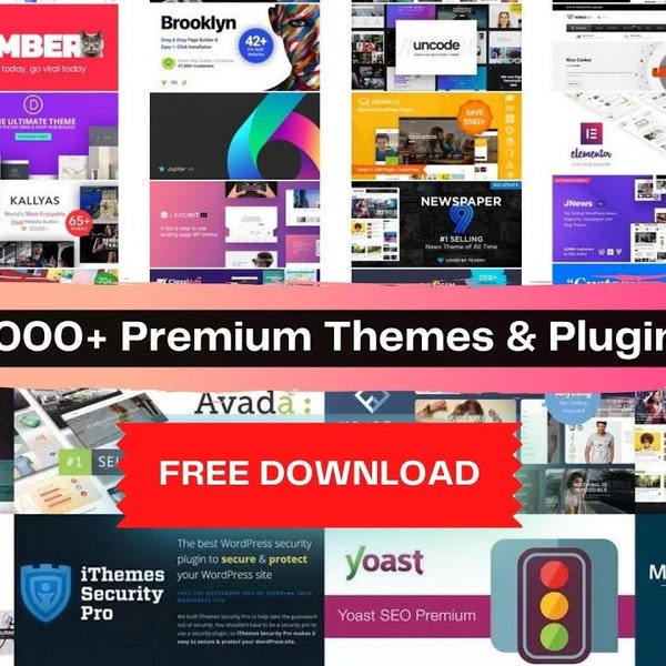 3000+ WordPress GPL Premium Themes & Plugins