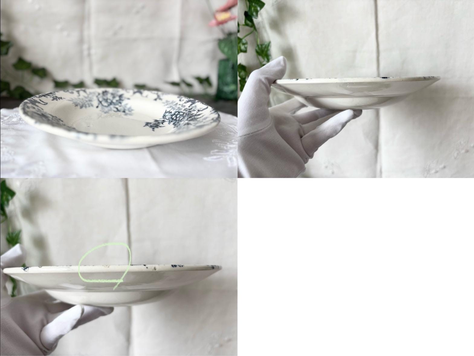 H. Boulenger & Cie / Choisy le roi / terre de fer / Deep plate 