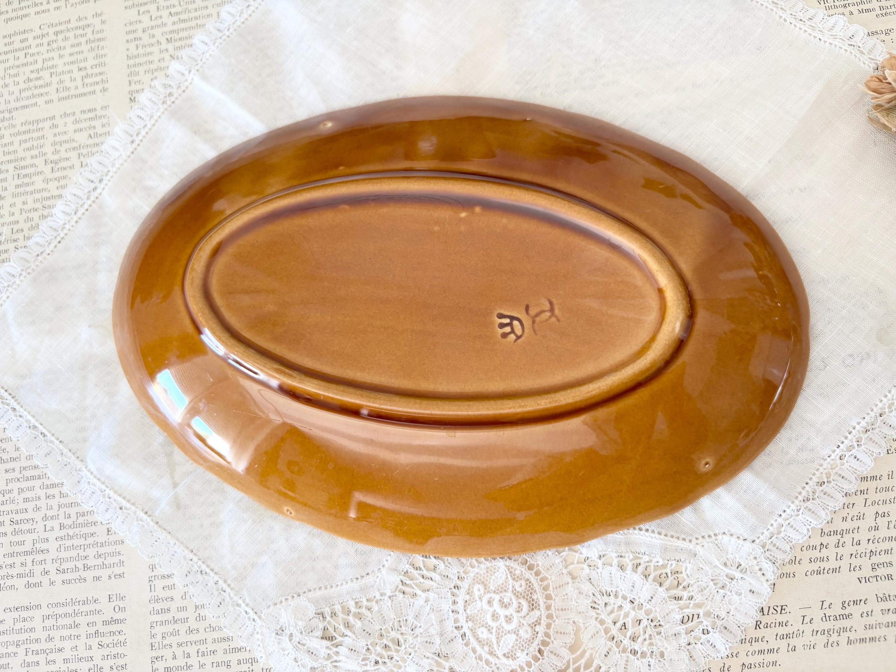 Niderviller / 1970s / Ravier / Retro / French / Antique / Brown