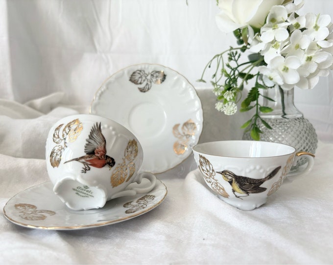 Vintage Shelley Tea Cup Saucer Set, English Bone China Tea