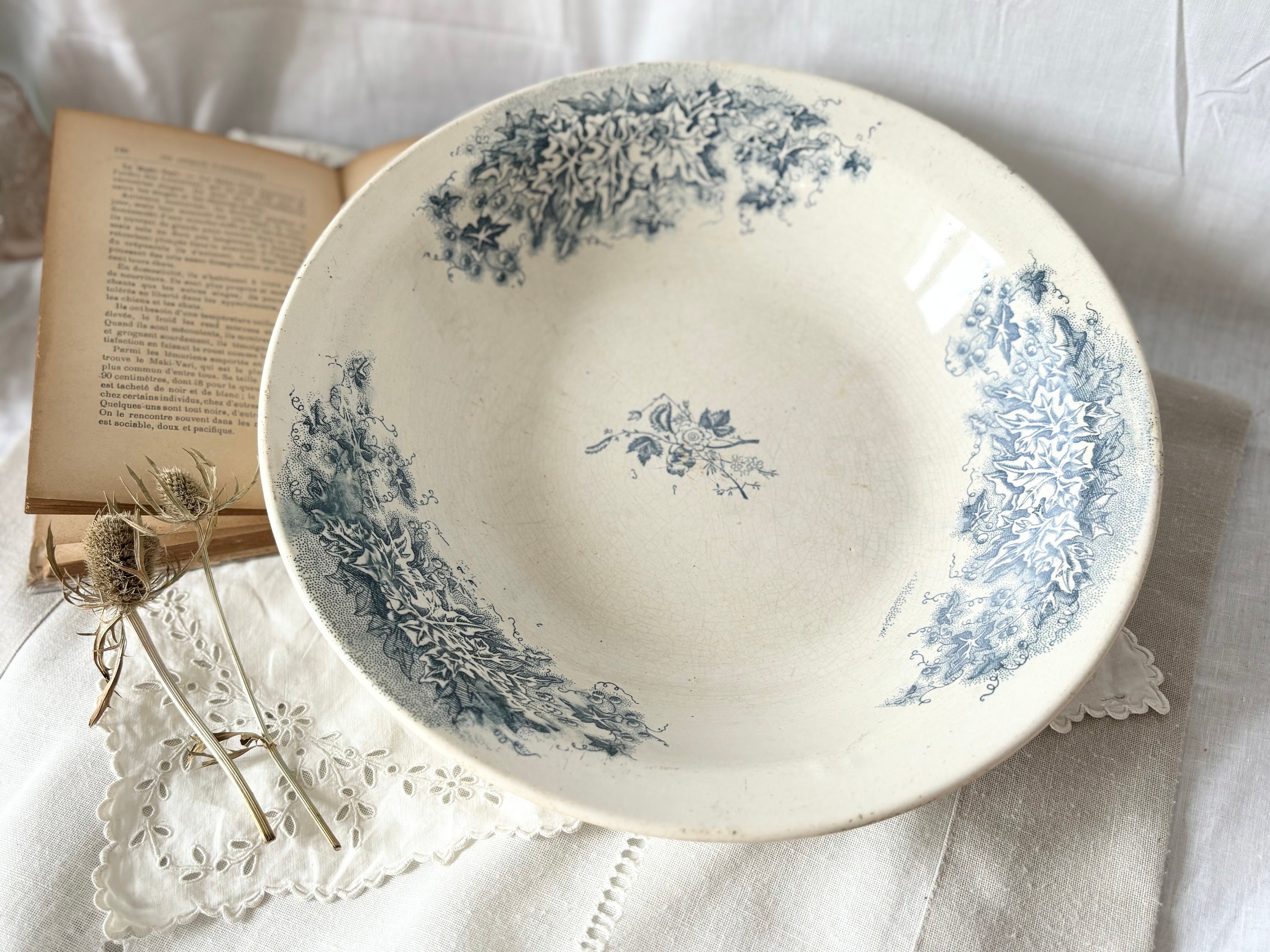 新品】Gien France Rocaille Blanc デザート皿