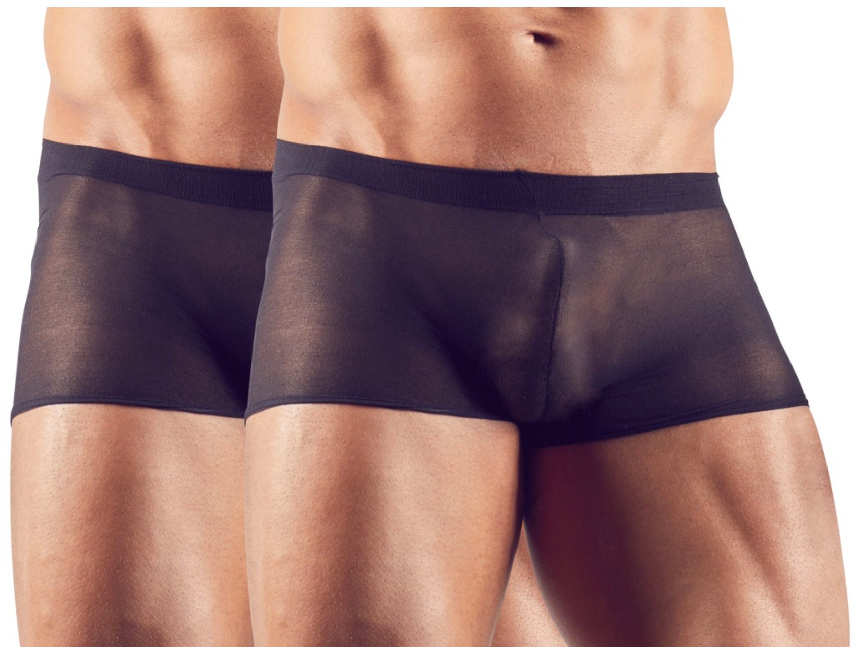 18+ Hombres Boxer Transparente