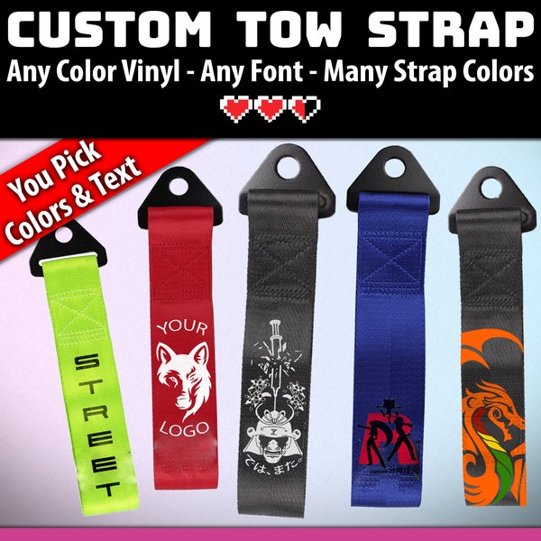 Custom Jdm Tow Strap Etsy