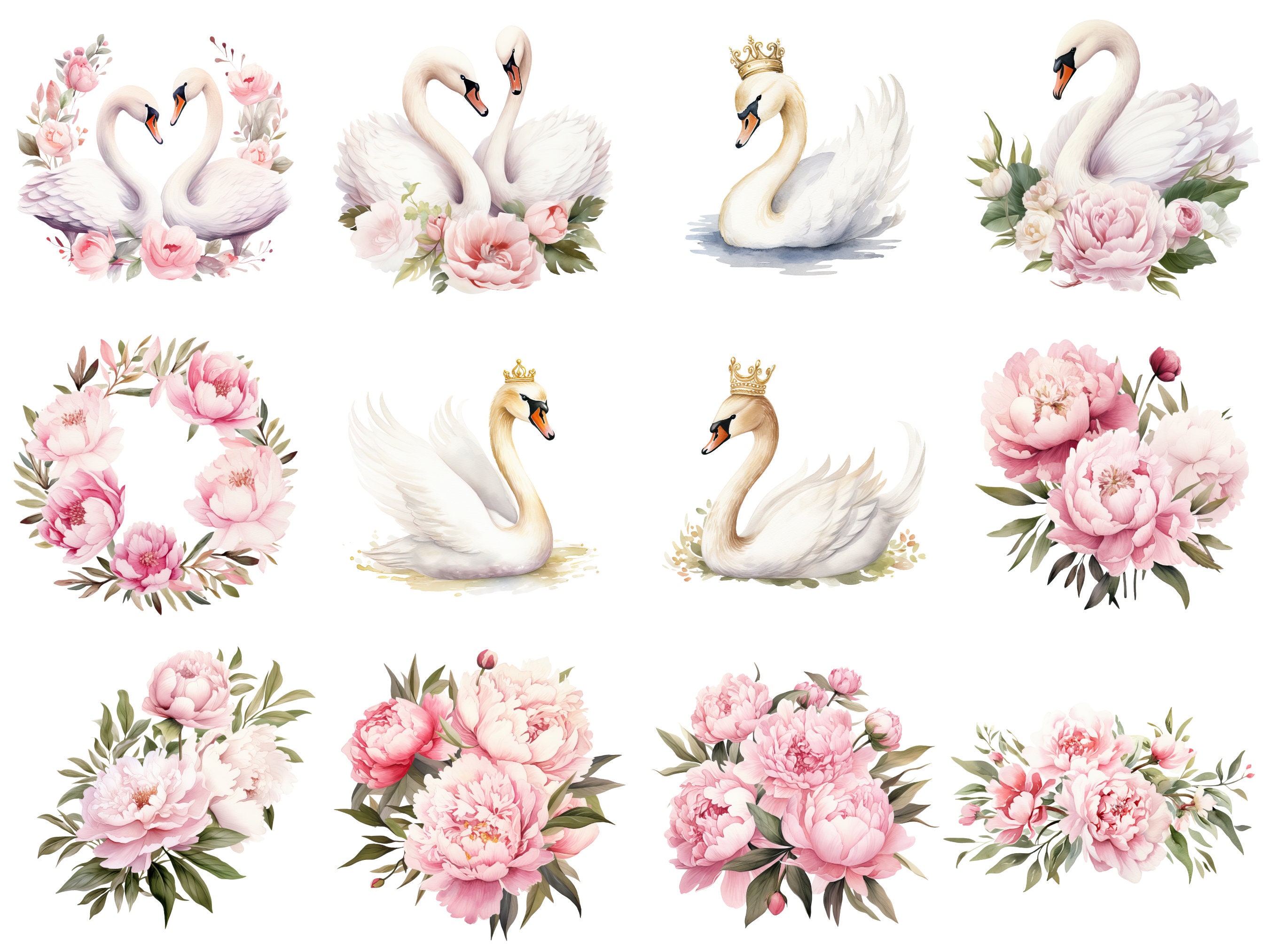 Watercolor Ballerina Clipart Set - Swan Lake Ballet Theme Clip Art ...