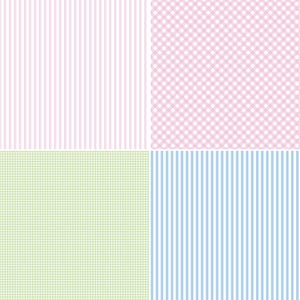Grand Millennial Seamless Patterns - Pastel Floral Patterns - Vintage Chic Digital Scrapbook Paper for Crafts - Repeating Patterns image 8