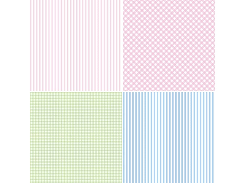 Grand Millennial Seamless Patterns - Pastel Floral Patterns - Vintage Chic Digital Scrapbook Paper for Crafts - Repeating Patterns image 8