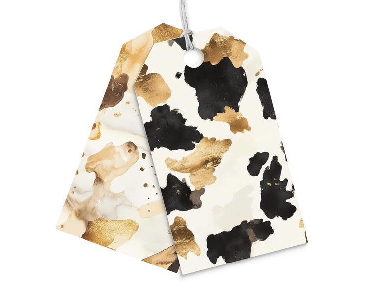 Watercolour Cowhide Print Seamless Patterns - Western Digital ...