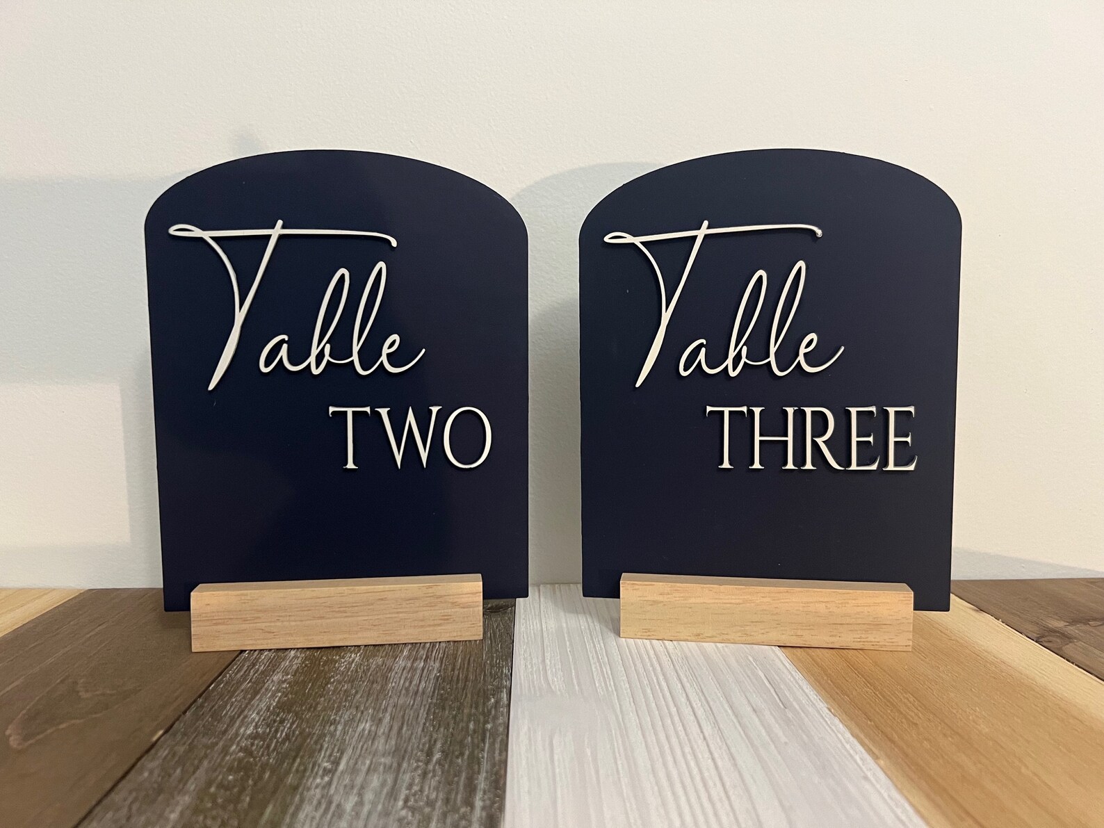 Wedding Wood Table Numbers - Etsy