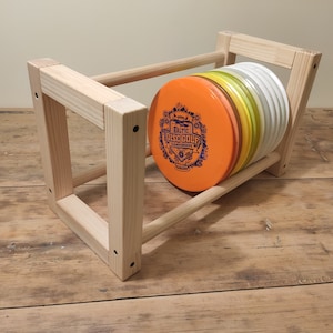 Disc Golf Rack | Disc golf disc holder | Disc golf storage shelf