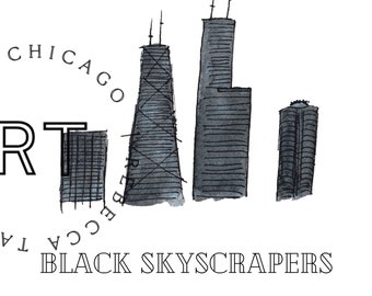 シカゴの色彩 - 黒い高層ビル