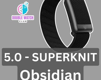 5.0 - Whoop Band + Apple Watch Combo - 5.0 SUPERKNIT Obsidian