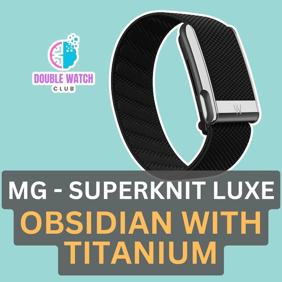 MG - Whoop Band + Apple Watch - MG Superknit Luxe Obsidian