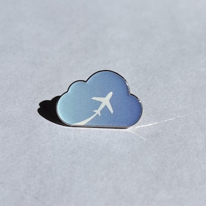 Cloud Cruiser Enamel Pins – Aviation-Inspired Travel Pins