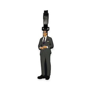 Aviation Luggage Tag – Male Flight Attendant Must-Have, Airline Crew Gift