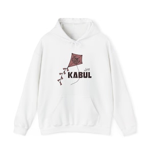 Felpa con cappuccio Kabul Afghanistan, maglione unisex per adulti, felpa con logo aquilone, maglione con cappuccio afghano, pullover della città di Kabul, abbigliamento con bandiera afghana