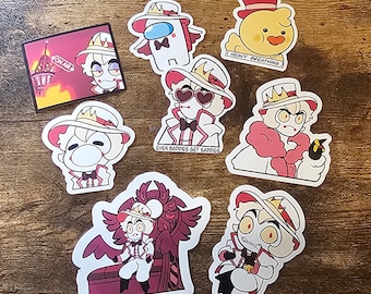 Lucifer Meme Sticker Set - Hazbin Hotel Vinyl Stickers VOLUME TWO