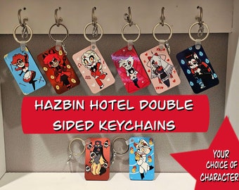 Hazbin Hotel Double Sided Keychains
