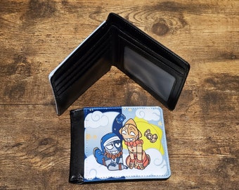 Sun and Moon Five Nights at Freddys PU Leather Wallet